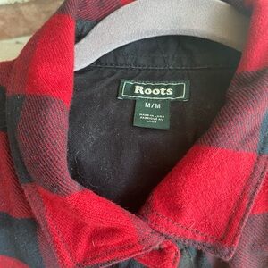 Roots soft, flannel shirt. Size M.
